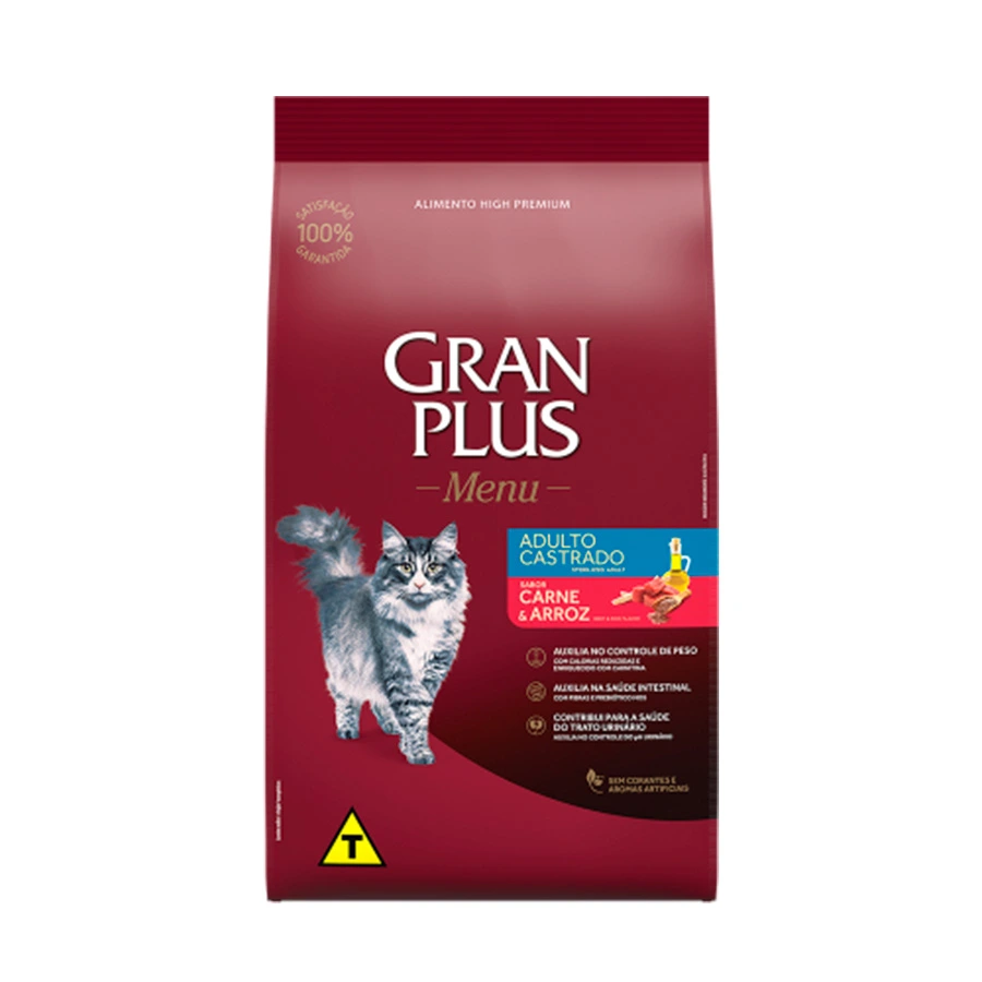 Gran Plus Cat Carne y Arroz Adulto Castrado
