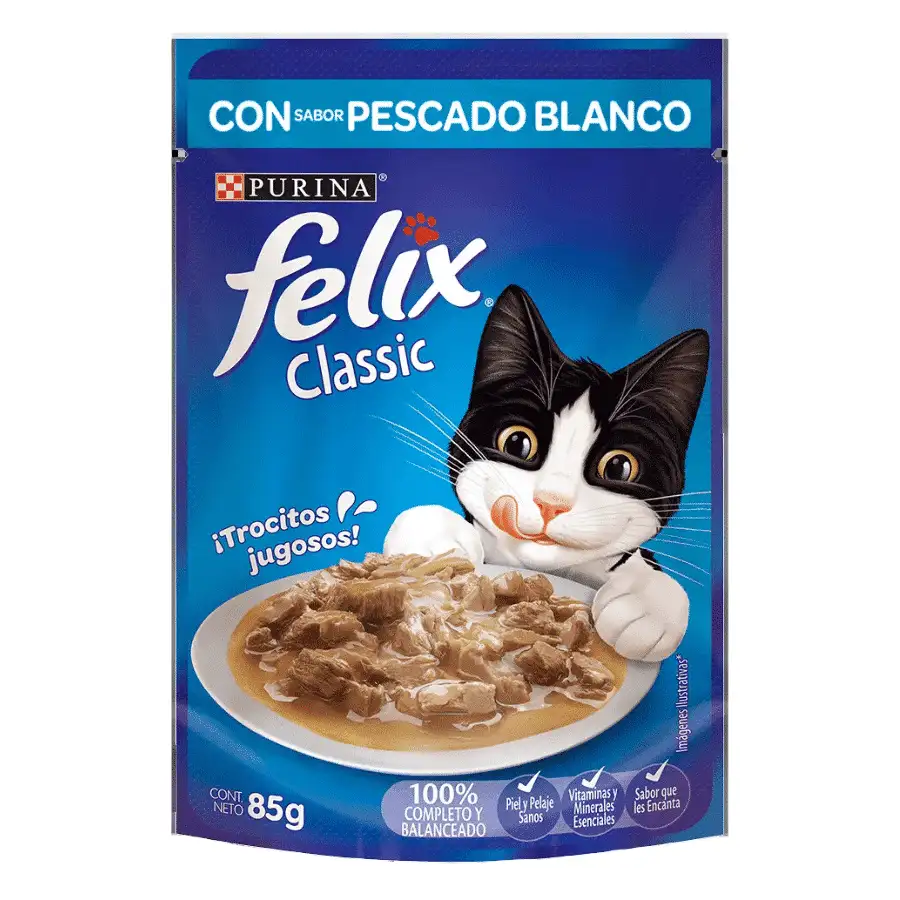 Felix Classic Sabor a Pescado Blanco Pouch